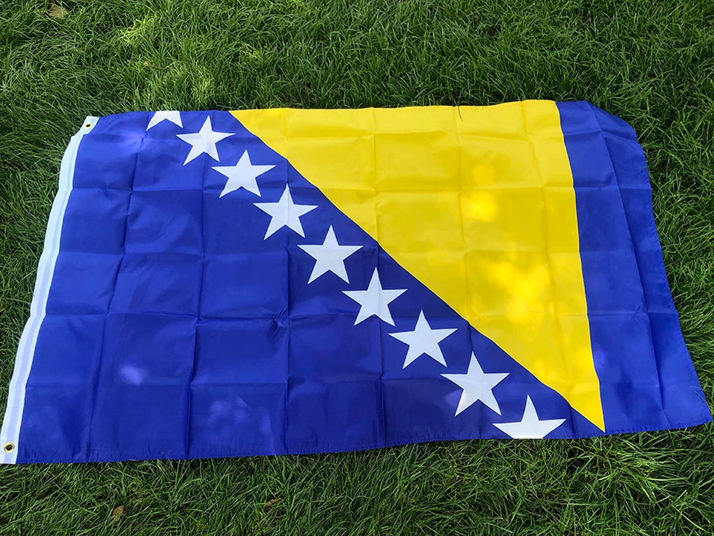 SKY FLAG 3X5Fts Bosnia and Herzegovina Flag 90X150Cm BIH BA Bosna Hercegovina Flag for Decoration Hanging National Flag
