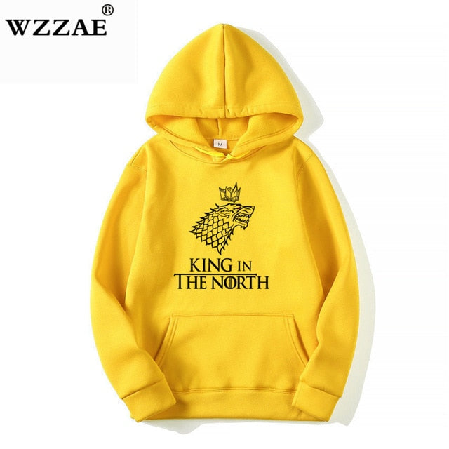 Game of Thrones Wolf худи Poleron Hombre Модная уличная одежда Хлопковая толстовка Пуловер Мужчины женщины Худи Свитшоты мужские Толстовки