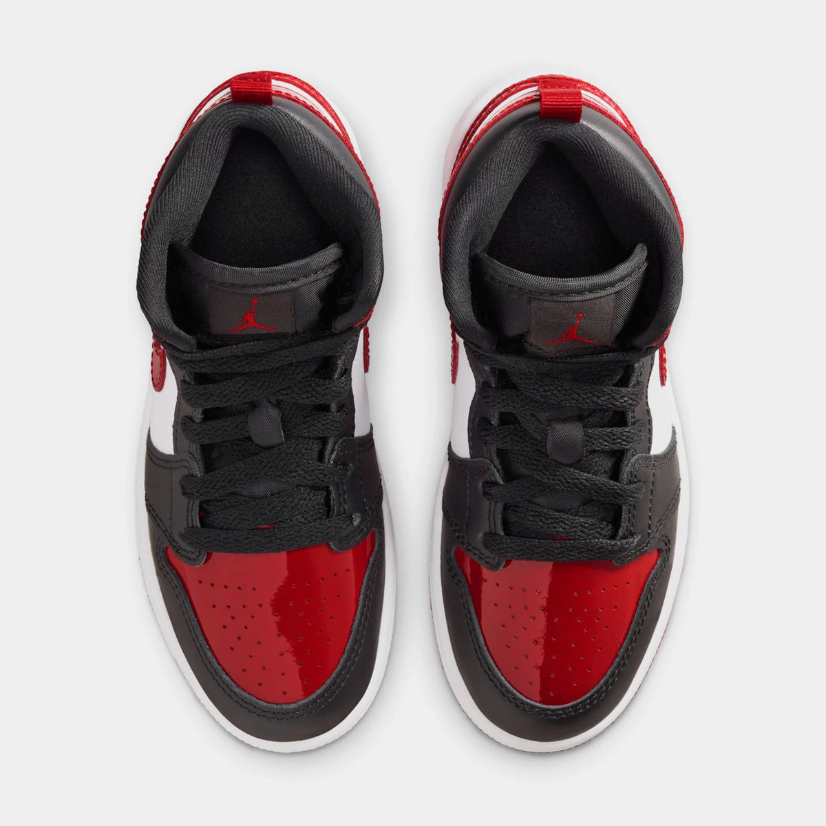 Air  1 Mid SE Preschool Lifestyle Shoes (Black/White/Varsity Red)