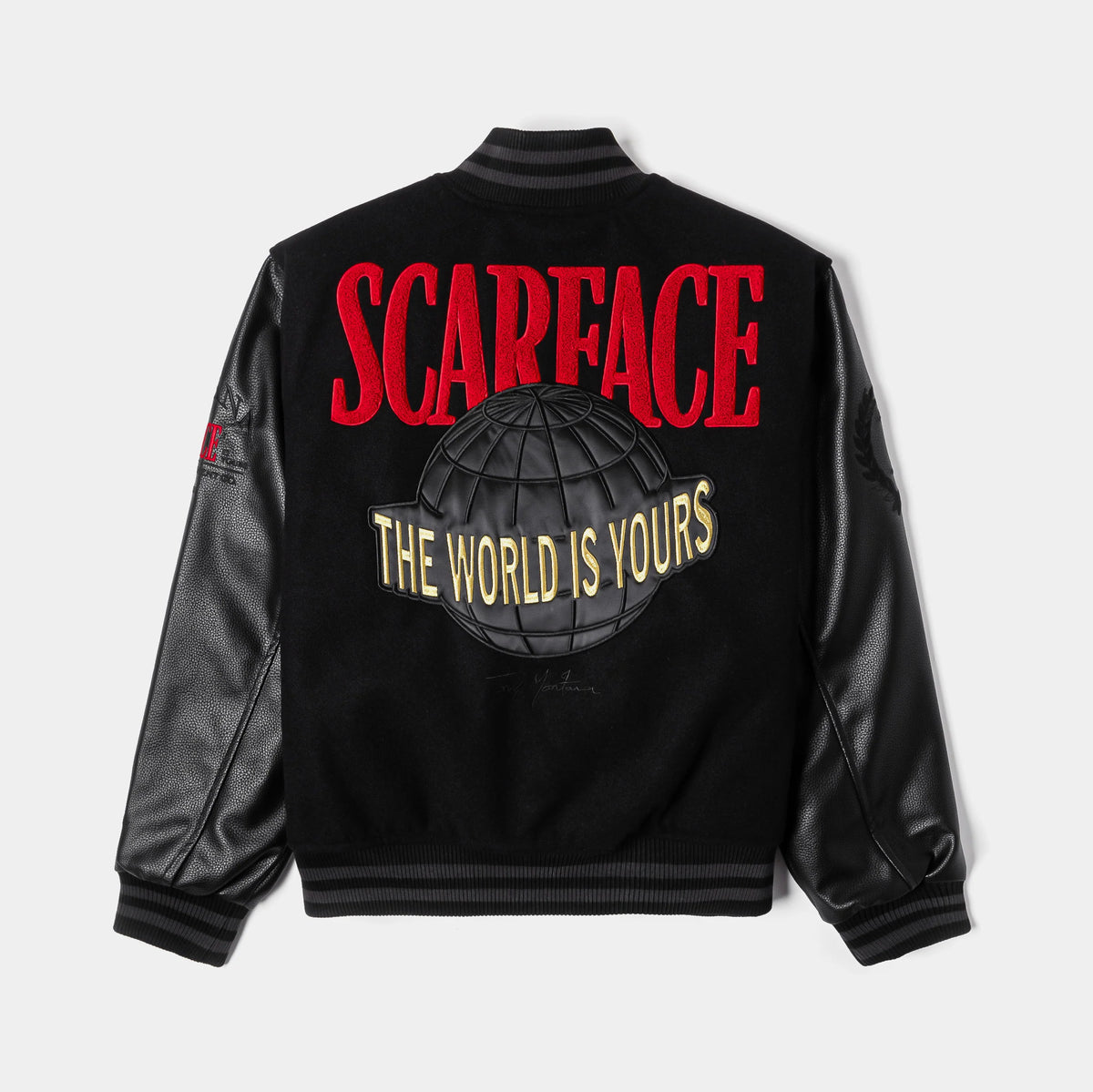 SP X Scarface TWIY Varsity Jacket (Black/Red)