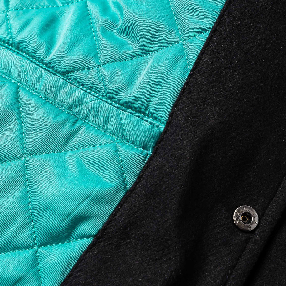 SP X Richie Rich Get Money Varsity Mens Jacket (Black/Teal)