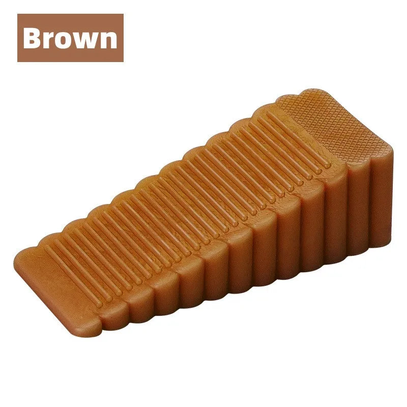 Safety Silicone Door Stop Stoppers Block Wedge Doorstops Door Stopper Home Office Door Rear Retainer Anti-Collision Stop