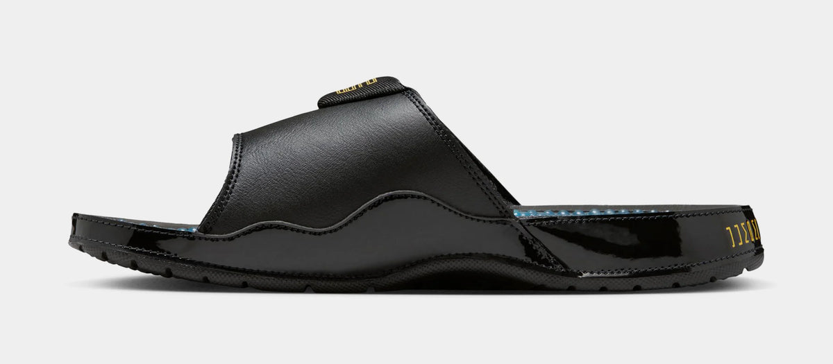 Hydro XI Retro Slide Mens Sandals (Black/Varsity Maize/Gamma Blue)
