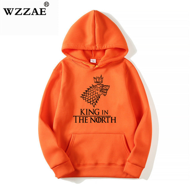 Game of Thrones Wolf худи Poleron Hombre Модная уличная одежда Хлопковая толстовка Пуловер Мужчины женщины Худи Свитшоты мужские Толстовки