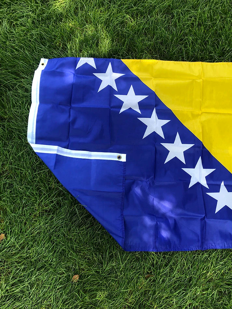 SKY FLAG 3X5Fts Bosnia and Herzegovina Flag 90X150Cm BIH BA Bosna Hercegovina Flag for Decoration Hanging National Flag