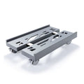 Adjustable Mobile CPU Stand, Ventilated Computer Tower Stand PC Tower Stand with 4 Caster Wheels Fits Most PC, under Desk Holder