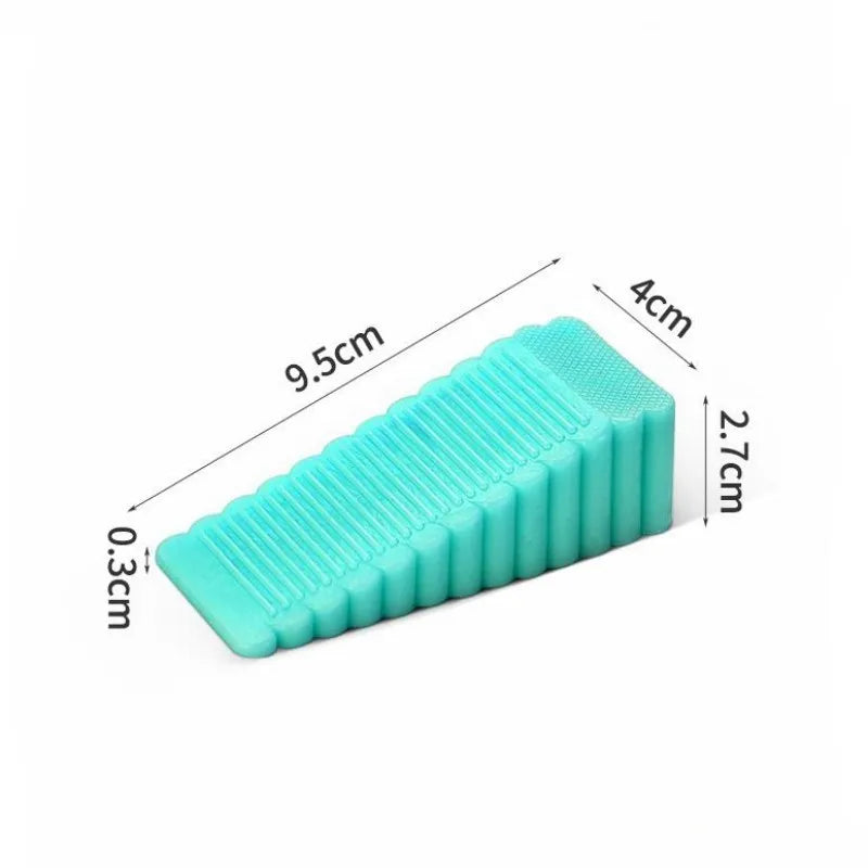 Safety Silicone Door Stop Stoppers Block Wedge Doorstops Door Stopper Home Office Door Rear Retainer Anti-Collision Stop
