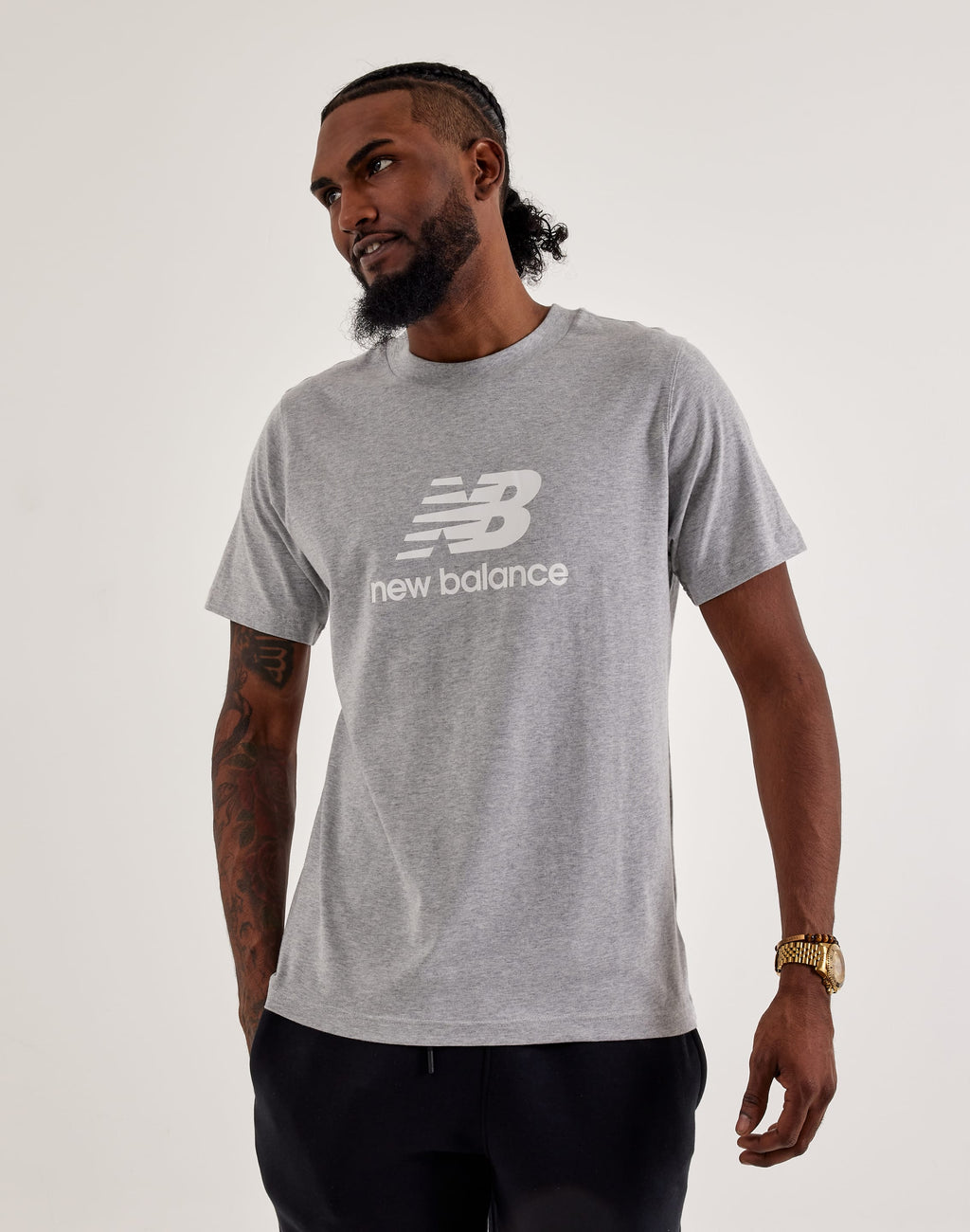 Althetic Split Stack Logo Tee