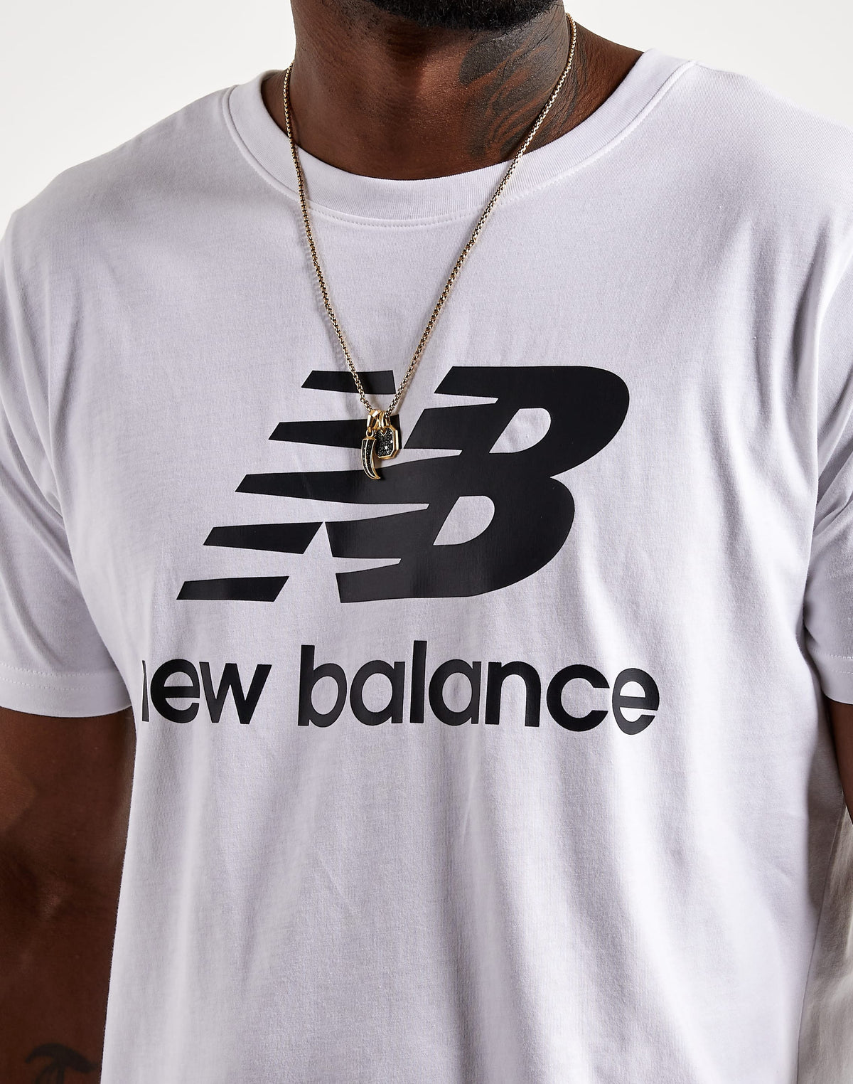 Essentials Stacked Logo Tee