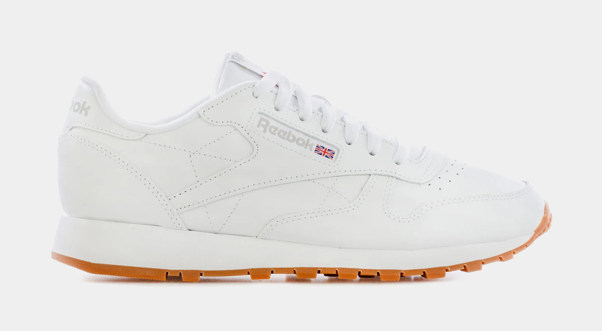 Classic Leather Mens Lifestyle Shoes (White)