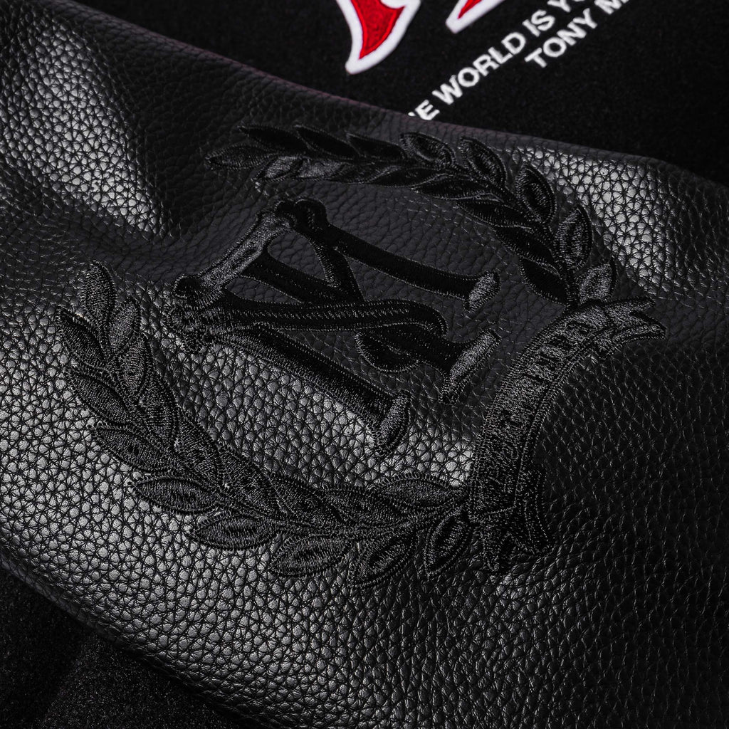 SP X Scarface TWIY Varsity Jacket (Black/Red)