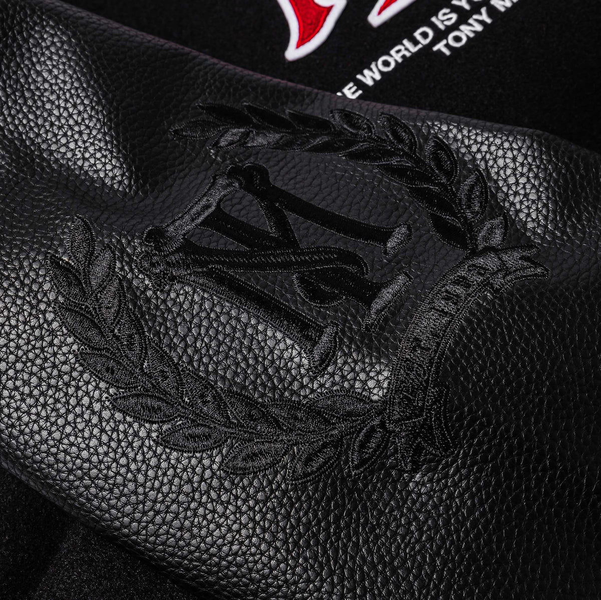 SP X Scarface TWIY Varsity Jacket (Black/Red)