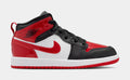 Air  1 Mid SE Preschool Lifestyle Shoes (Black/White/Varsity Red)
