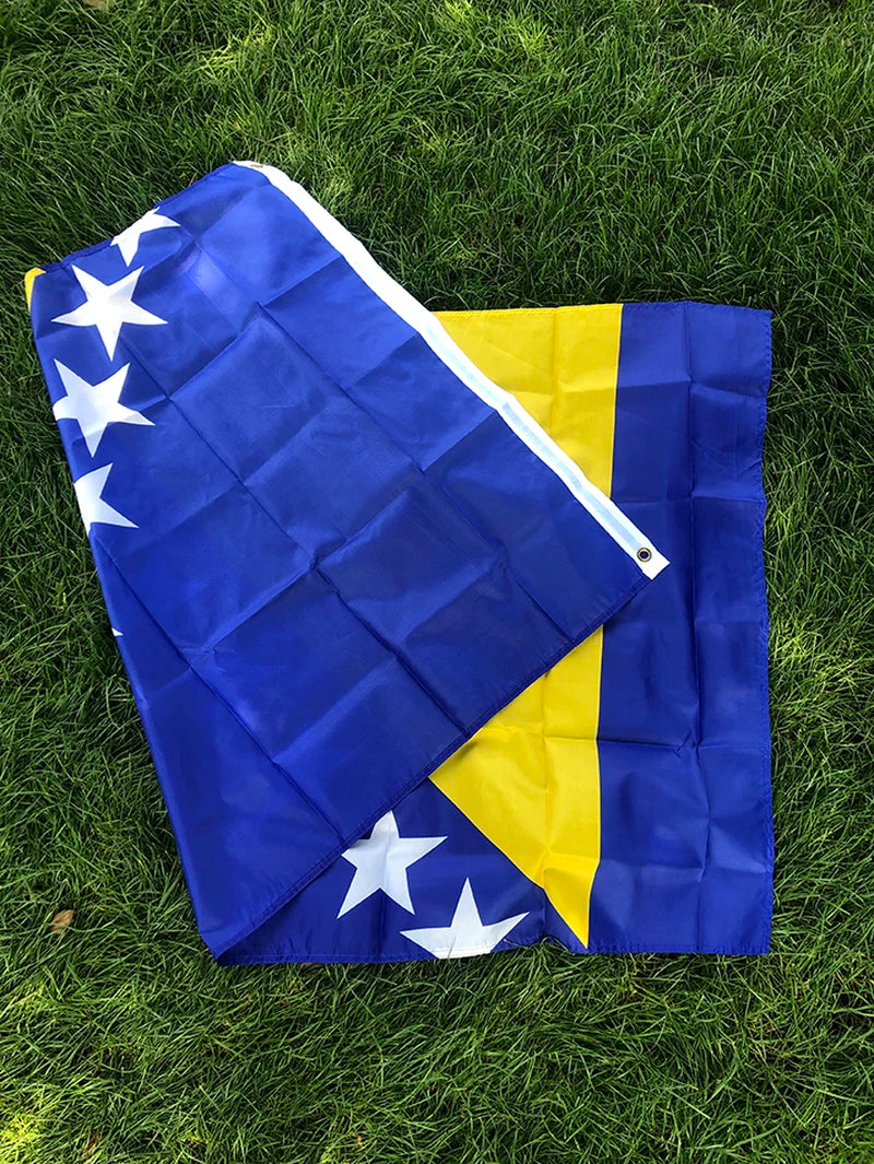 SKY FLAG 3X5Fts Bosnia and Herzegovina Flag 90X150Cm BIH BA Bosna Hercegovina Flag for Decoration Hanging National Flag