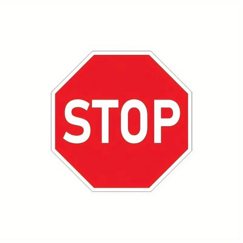 1Pc,Stop Pink Sign Bedroom Decor, Red Street Traffic Metal Sign,Fun Magical Room Decor, UV and Waterproof Outdoor Black Tin Sign