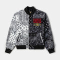 SP X Scarface Paisley Varsity Jacket (Black/White)
