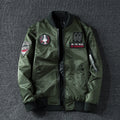 Coat Men'S Air Force Pilot Jacket MA1 Autumn/Winter Baseball Suit Trendy Brand Double Sided Thickened Large
