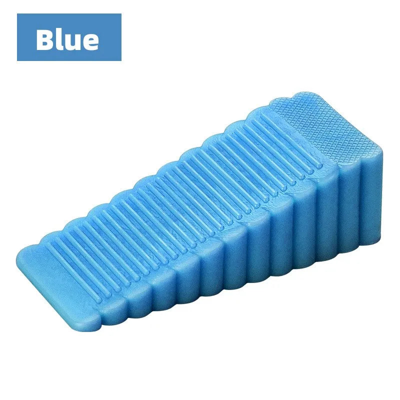 Safety Silicone Door Stop Stoppers Block Wedge Doorstops Door Stopper Home Office Door Rear Retainer Anti-Collision Stop